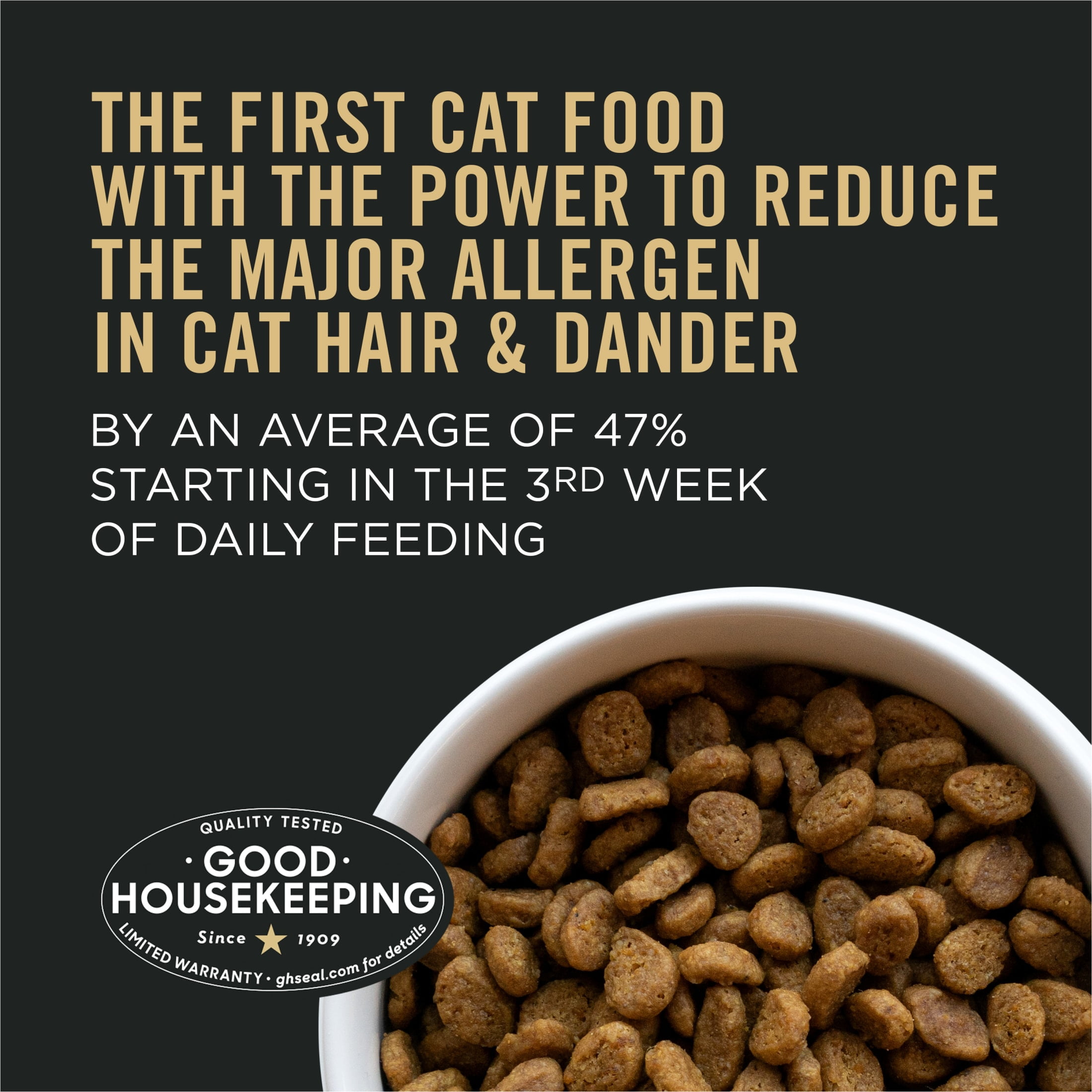 Purina Pro Plan LiveClear Cat Food 7+ Cat Allergen Reducer Chicken and Rice Formula Dry Cat Food