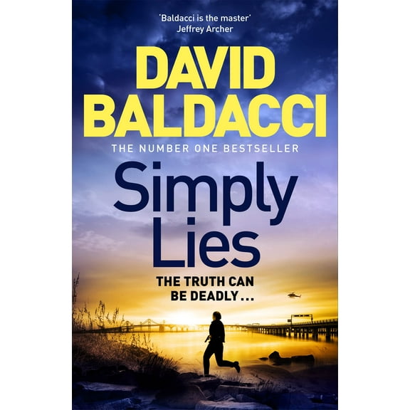 Simply Lies by David Baldacci 2023 Paperback NEW
