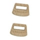 thumbnail image 4 of 2 piezas Cubiertas de tapa de maceta Manijas reutilizables Perillas portátiles portátiles de la tapa portátil Pandilla de empuñadura para tetas de Grano de madera clara, 4 of 8
