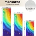 thumbnail image 4 of Rainbow Tie Dye Wave Pattern Kitchen Rugs Sets Of 3,Kitchen Runner Rugs Non Skid Washable,Decorative Kitchen Floor Mats for Kitchen,Sink,Laundry,17"x30"+ 17"x47" + 17"x59", 4 of 6