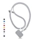 thumbnail image 5 of sweethay Cordón para teléfono móvil Correa cruzada para el cuello Cuerda colgante ajustable Mosquetón Seguridad antipérdida portátil Gris claro gris claro 2piezas, 5 of 6