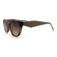 thumbnail image 6 of Womens Oversized Cat Eye Retro Fashion Geometric Bevel Arm Sunglasses Tortoise Beige - Brown, 6 of 8