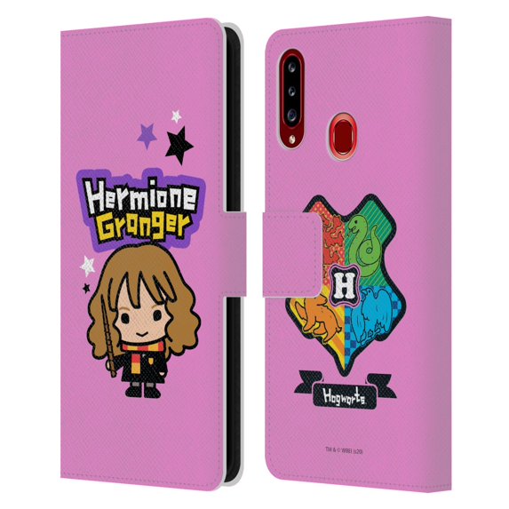 Head Case Designs Officially Licensed Harry Potter Deathly Hallows XXVIII Hermione Granger Leather Book Wallet Case Cover Compatible with Samsung Galaxy A20s (2019)