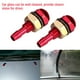thumbnail image 3 of 2 uds Universal aleación de aluminio coche Auto parabrisas delantero rociador lavadora boquilla roja Jadeshay A, 3 of 8