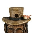 thumbnail image 4 of Jeco 31" Tree Stump Face Fountain With LED Light And Bird House, 4 of 7