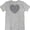Light Grey, variant on Floral Heart or Love Print Valentine T-Shirt for Wife, GF, Women, Ladies & Girls Light Grey