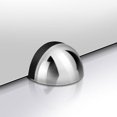 thumbnail image 3 of Tope de puerta, paquete de 8, tope de puerta magnético, tope de puerta de níquel satinado cepillado de acero inoxidable en forma de cúpula, silenciador moderno de captura suave, 3 of 5
