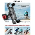 thumbnail image 6 of ASTRAEA Motorcycle Bike Handlebar Mount Holder Bicycle For iPhone Samsung Cell Phone GPS., 6 of 9