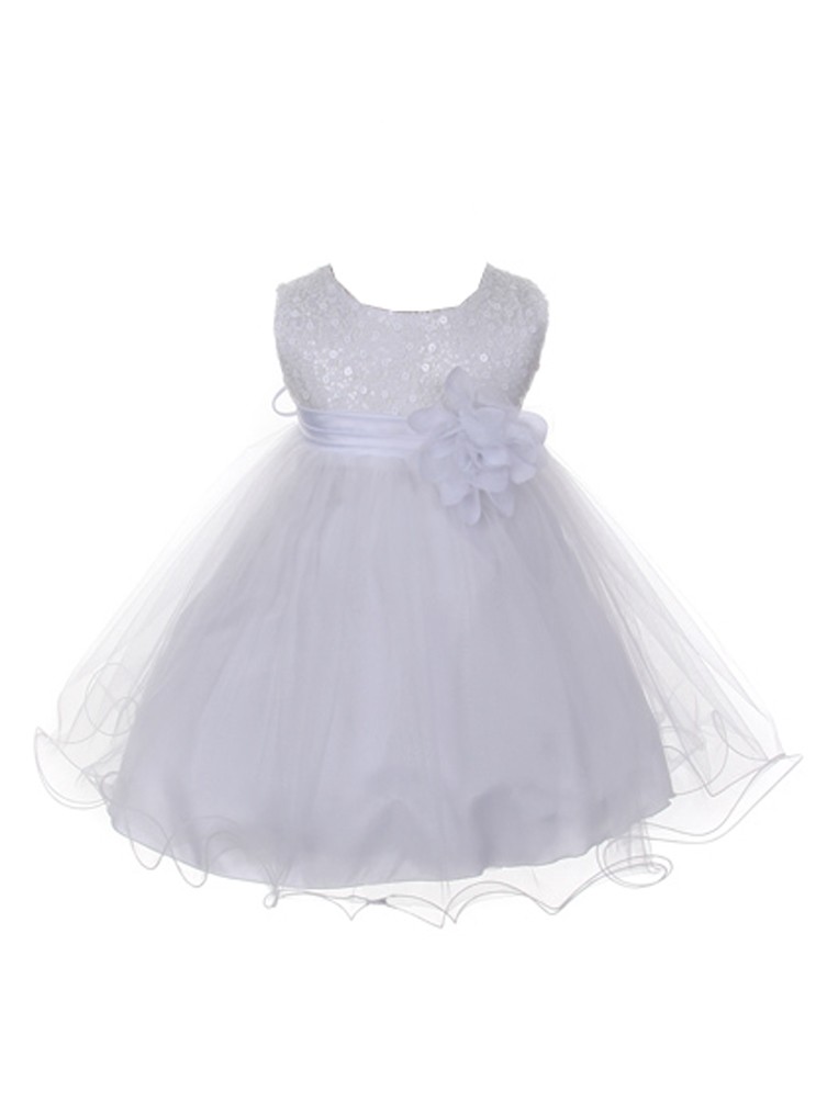 girls white tulle dress