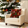 thumbnail image 6 of Uutvery Christmas Snowflake Tree Pillow Cover,Winter Decorative Pillows Sofa Couch Bed Living Room,Merry Christmas Farmhouse Decoration,Xmas Indoor Decor Seasonal Home Accent,17.7x17.7 Inches, 6 of 7