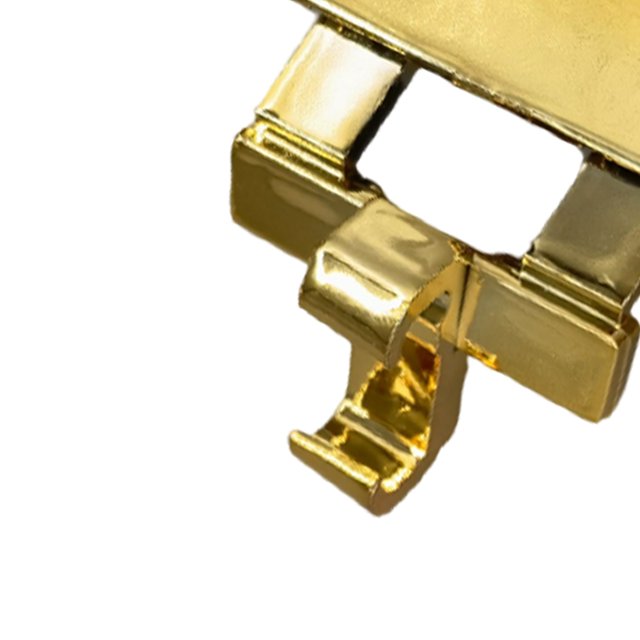 Decoraciones De Cola De Zapatilla De Cueva 2 piezas cueva zapatilla cola decoración Clips DIY agujero zapato accesorios (oro) Tmvgtek Libre de BPA
