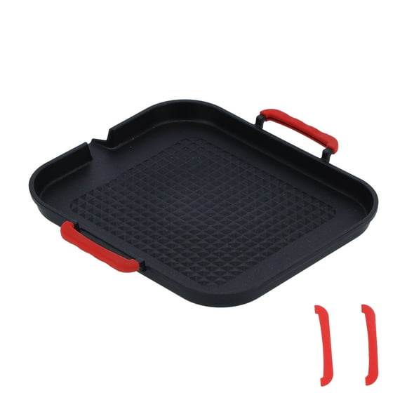Plaque de Barbecue Plateau de Cuisson Antiadhésif Plateau de Cuisson Poêle à Gril Bbq Fournitures de Barbecue Plaque de Barbecue Multifonction Plateau de Cuisson Antiadhésif Bbq Portable pour Maison Restaurant Extérieur