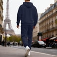 thumbnail image 5 of Mens Track Suits 2 Piece Set Hoodie and Sweatpants Casual Athletic Jogging Suit Drawstring Running Gym Sweat Suits, 5 of 5
