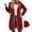 Red, variant on Kukoosong Women's Double Zip Up Hoodies Oversized Sweatshirts Winter School Outfits Casual Loose Jackets with Pockets