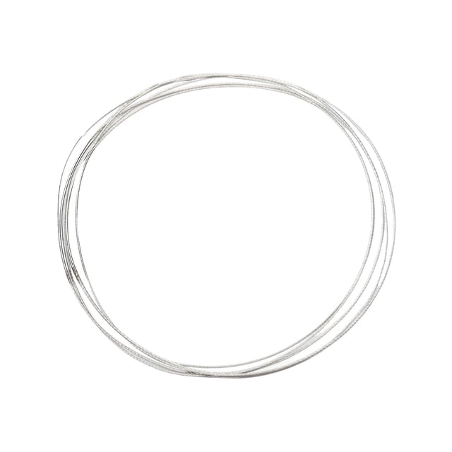 Fiocias Soft Tow Cable Miniature Assembly Model Shapeable Steel Wire Portable DIY Building Tool Metal Flexible Material Durable Suitable for Hobby Model Crafting Home Workshops School 0.4mm