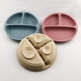 thumbnail image 5 of Homeer Baby Plate Suction Bowls Baby Plates with Suction Divided Design Baby Plate Silicone 3 Grids Toddler Suction Plate Infant Feeding Supplies, 5 of 11