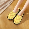 thumbnail image 4 of Slippers for Women, Toast Womens Slippers Fuzzy Winter House Shoes, Soft Anti-Skid Slippers Indoor and Outdoor, 4 of 7