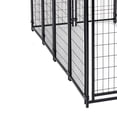 thumbnail image 5 of Lucky Dog Uptown Welded Wire Outdoor Dog Kennel with Cover, 4'L x 8'W x 6'H, 5 Pack, 5 of 6