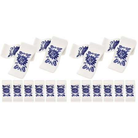 

TOYMYTOY 20 pcs Ceramic Chopstick Rest Porcelain Chopsticks Holder Spoons Rests Holder