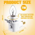 Vintage Plug in Night Light with on/Off Switch, Round Column 4 Pack ...