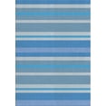 thumbnail image 1 of Ahgly Company Indoor Rectangle Patterned Light Sky Blue Novelty Area Rugs, 2' x 5', 1 of 6