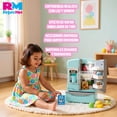 thumbnail image 4 of Juguete Cocina Refrigerador Simulación Niños con Luz Sonido azul Grande, 4 of 6