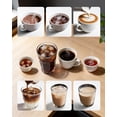 thumbnail image 4 of Single Serve Coffee Maker for K-Cup & Ground Coffee, Fast Brew One Cup Machine with 10oz Stainless Steel Tank, Compact Design Capsule Coffee Machine, Black, 4 of 7