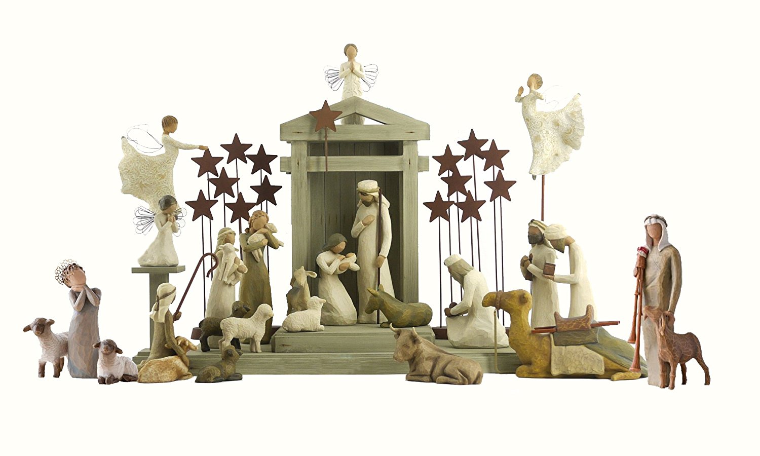 Willow tree nativity christmas figurines set holy family creche new Clearance