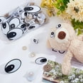 thumbnail image 7 of 120 Sets 3 Sizes Plastic Craft Eyes Cartoon Safety Eyes with Spacer Set Black Doll Oval Eyes Cute Fake Eyes Animal Eyes DIY, 7 of 7