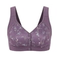 thumbnail image 1 of Soutien-gorge Lingerie à Boutons avant pour Femmes, Style Dos Nu, Bretelles Réglables et Design à Bonnets, Sans Coutures, Usage Quotidien, 1 of 8