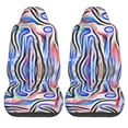 thumbnail image 2 of ZICANCN Car Seat Cover Line Texture Graffiti Car Front Seat Covers Protectors , Automotive Seat Covers for Cars Trucks Suv, 2 of 8