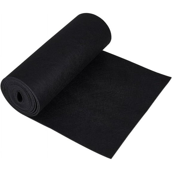 118x11.81 Inch Black Felt Roll 3mm Thick Craft Felt Fabric Soft Fabric Sheets