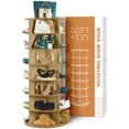 thumbnail image 1 of Zapatero giratorio Tower LOFT + IVY de 7 niveles para 28 pares, 1 of 7