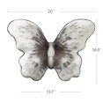 thumbnail image 4 of Phantoscope Happy Easter Butterfly Shaped Velvet Throw Pillow for Couch, Living Room, Bedroom, 14.5" x 21", Black, 1 Pack, 4 of 5