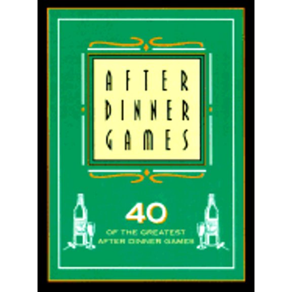 Pre-Owned After Dinner Games (Hardcover) 1899712429 9781899712427