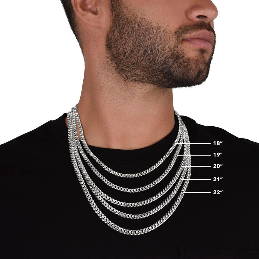 Gift For Husband, Cuban Link Chain For Man, Forgive Me Necklace, Men Jewelry with Message Card and Box, I'm Sorry Gift For Him, Apology Gifts For Men, Im Sorry Card, Best Gifts For Men