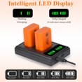 thumbnail image 4 of Batería y cargador dual LED para Sony A6500 A6400 A6300 A6000, 4 of 7