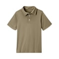 thumbnail image 5 of UACY Girls Short Sleeve Polo Shirts Button Lapel Collared Summer Tops Business Casual Basic Tees, 5 of 5
