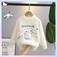 thumbnail image 1 of Suéter de Anime Sanrios para niños Cinnamoroll Otoño Invierno Suéter de punto Kawaii Suéter de cuello redondo para niños Kawaii Suéter de fondo, 1 of 3