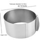 thumbnail image 5 of Cortador de galletas circular ajustable de 6-12 pulgadas-cortador de pastel redondo molde para pastel en capas de Mousse anillo para hornear (6-12 pulgadas)-10cm de alto, 5 of 5