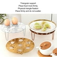 thumbnail image 4 of Steaming Rack Stainless Foldable Multi Function Steel Steaming Tray Dumplings Egg Steaming Tool for Home Restaurant Silver, 4 of 5