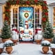 thumbnail image 3 of Decoraciones de Navidad Interior Invierno Foto de Navidad Fondo Decoración de Fiesta Cortinas de Puerta Banderas de Tela Colgantes Decoraciones de Navidad Interiores, 3 of 6
