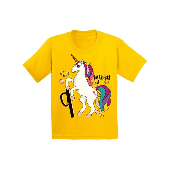 Awkward Styles 9th Birthday T-shirt Unicorn Kids T Shirts