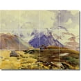 thumbnail image 1 of Ceramic Tile Mural-John Sargent Landscapes Painting 348. 17" w x 12.75" h using (12) 4.25 x 4.25 ceramic tiles, 1 of 3