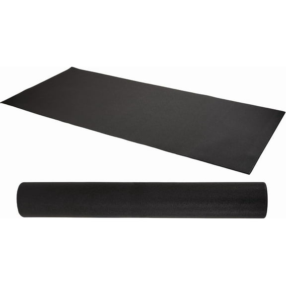 FlexWave Heavy-Duty Exercise Equipment Mat – ¼" High-Density PVC Floor Protector, Anti-Slip & Noise-Reducing, Fits Treadmills/Bikes/Ellipticals, Doubles as Yoga Pad
