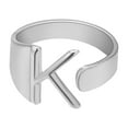 thumbnail image 1 of EGNMCR Rings Fashion Couple Ring Twenty Six English Letter Open Ring Couple Jewelry Letter ring, 1 of 1