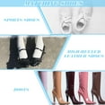 thumbnail image 3 of VEGCOO 4 Pairs Knee High Socks Girls Long School Socks, Back to School Uniform Socks School Socks Girls with Bow, Long Socks Girls Cotton Mid Calf Socks for 8-12 Years, (White), 3 of 7