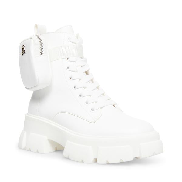 White combat hotsell boots steve madden