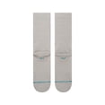 thumbnail image 3 of Stance mens Icon Solid Color Cotton Crew Socks (Grey, M), 3 of 3