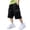 Black, variant on Boy's Baggy Cargo Shorts Straight Leg Cool Shorts Flap Pocket Letter Patched Short Khaki 6-7 Years